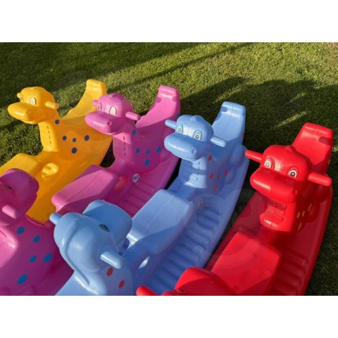 WOOPIE Bujak Wieloosobowy Dino Huśtawka Równoważna Niebieska Woopie WOOPIE Bujak Wieloosobowy Dino Huśtawka Równoważna Niebieska Woopie