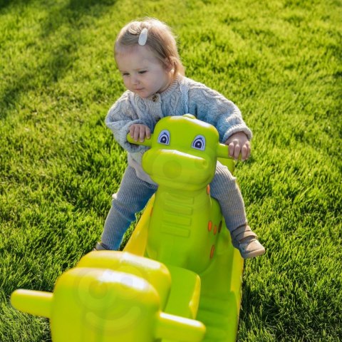 WOOPIE Bujak Wieloosobowy Dino Huśtawka Równoważna Jasno Zielony Woopie
