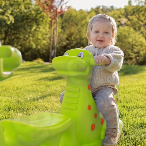 WOOPIE Bujak Wieloosobowy Dino Huśtawka Równoważna Jasno Zielony Woopie