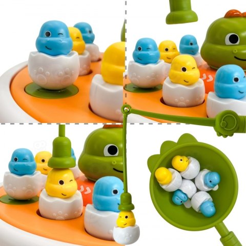 WOOPIE Gra Zręcznościowa Łowienie Dinozaurów 2w1 Katapulta WOOPIE Gra Zręcznościowa Łowienie Dinozaurów 2w1 Katapulta