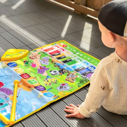 WOOPIE Mata Muzyczna Zwierzątka Interaktywne Pianino I Perkusja 2w1 WOOPIE Mata Muzyczna Zwierzątka Interaktywne Pianino I Perkusja 2w1