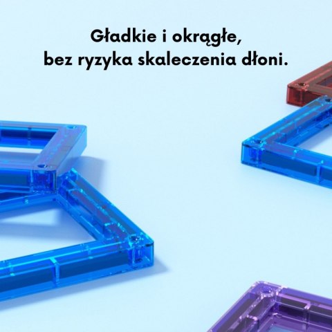 WOOPIE Przestrzenne Klocki Magnetyczne Nauka Liter 70 Elementów