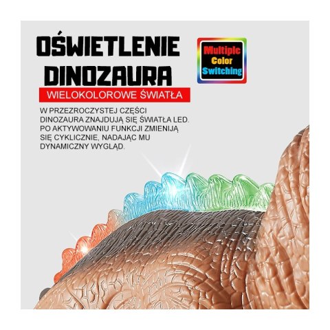 WOOPIE Zdalnie Sterowany Dinozaur T-Rex Realistyczny Król Jurajski