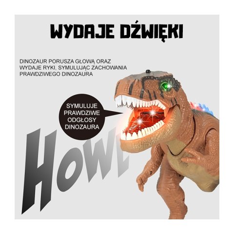 WOOPIE Zdalnie Sterowany Dinozaur T-Rex Realistyczny Król Jurajski