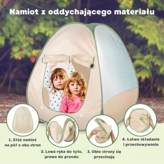 Zestaw Małego Odkrywcy Namiot Kempingowy XXL na Biwak 15 el.