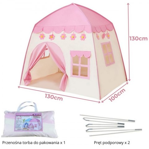 Namiot Domek dla dzieci do Domu i Ogrodu XXL z Podłogą Woopie