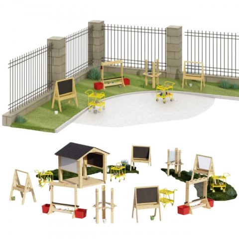 CLASSIC WORLD EDU Drewniana Sztaluga Edukacyjna