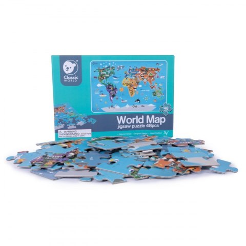 CLASSIC WORLD Puzzle Mapa Świata CLASSIC WORLD Puzzle Mapa Świata