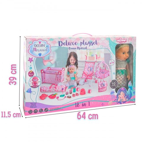 Lalka Bobas Syrenka 18 Akcesorii WOOPIE ROYAL
