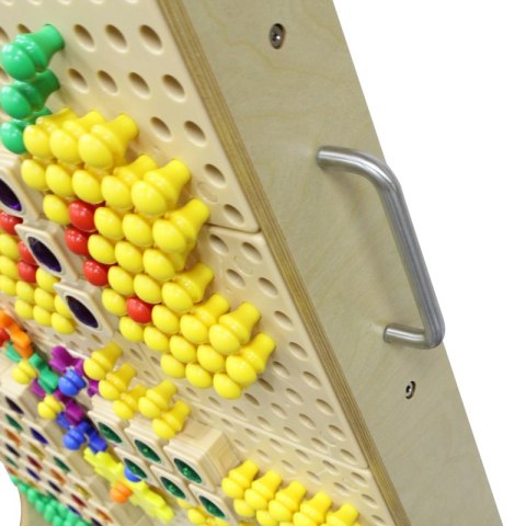 MASTERKIDZ Drewniana Tablica STEM Wolnostojąca do Szkoły Przedszkola Sale zabaw