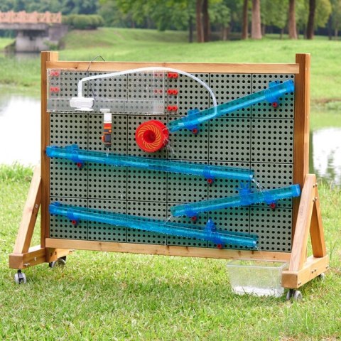 Tablica kreatywna STEM Outdoor + Tor Wodny/ Kulkowy do szkoły przedszkola MASTERKIDZ