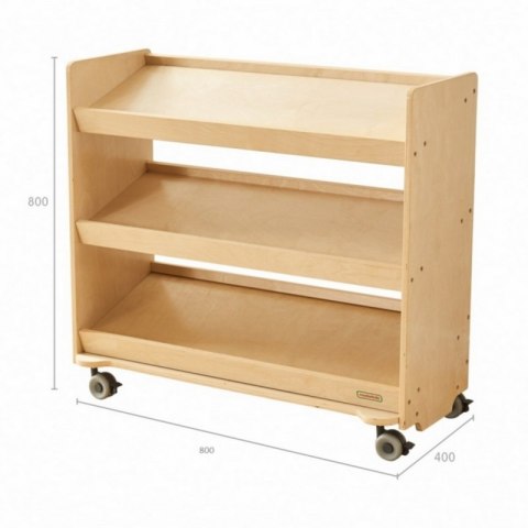 Regał na Kółkach 3 Półki Na Akcesoria Do Tablicy STEM MASTERKIDZ