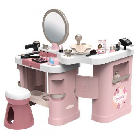 SMOBY Centrum małej stylistki BEAUTY + 26 akcesoria Fryzjer i kosmetyczka