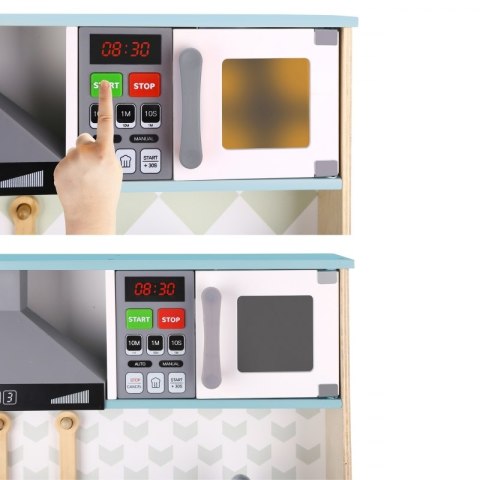 Duża Drewniana Kuchnia dla Dzieci 10 el. Mały Kucharz TOOKY TOY