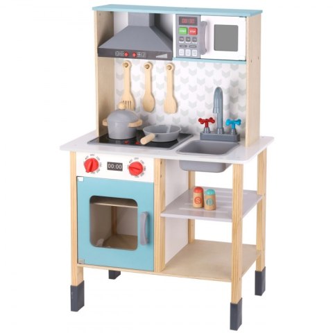 Duża Drewniana Kuchnia dla Dzieci 10 el. Mały Kucharz TOOKY TOY