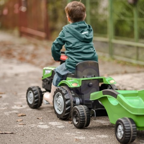 Traktor dla dzieci na Pedały Big PowerTrac z Przyczepą XXL WOOPIE