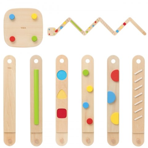 VIGA Drewniana Równoważnia Modułowa Tor Ścieżka Sensoryczna