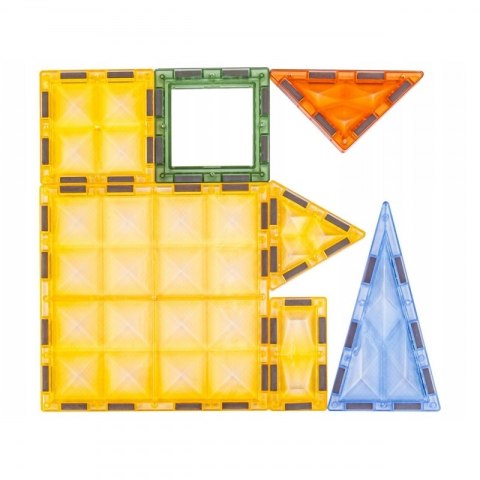 WOOPIE Klocki Magnetyczne Konstrukcyjne Świecące 3D Świat Zwierząt 124el.