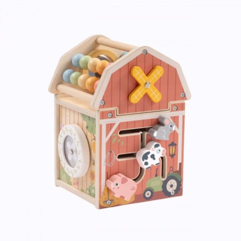 Drewniana Stodoła Aktywności dla dzieci Sorter Liczydło Montessori TOOKY TOY
