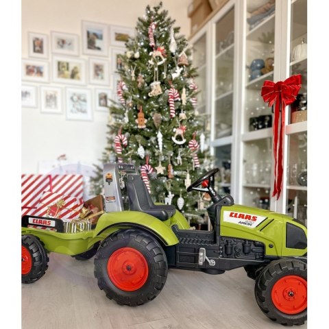 Duży Traktor dla Dzieci na Pedały z przyczepką Falk Claas od 3 lat