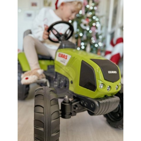Duży Traktor dla Dzieci na Pedały z przyczepką Falk Claas od 3 lat