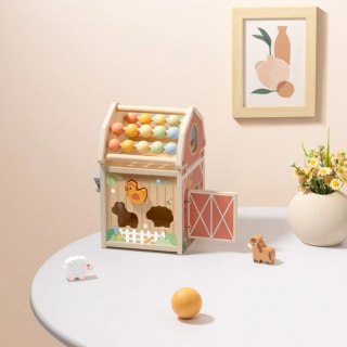 Drewniana Stodoła Aktywności dla dzieci Sorter Liczydło Montessori TOOKY TOY