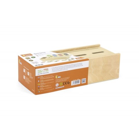 VIGA Układanka Gra edukacyjna drewniana do nauki sortowania śmieci Viga Toys