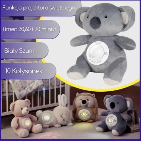 WOOPIE BABY Przytulanka Koala z Projektorem Uspokajacz Kołysanki Czujnik Płaczu