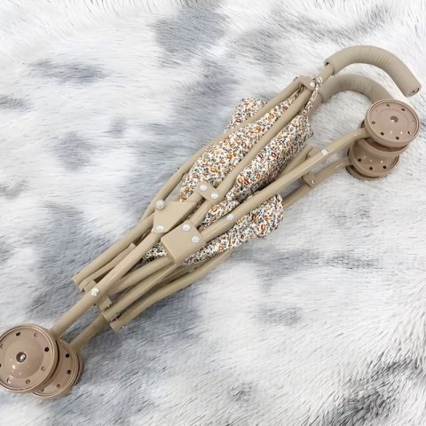 WOOPIE ROYAL Wózek dla Lalek Spacerówka Kwiatki