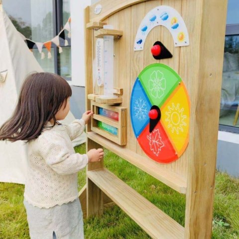 CLASSIC WORLD EDU Tablica Manipulacyjna Kredowa 2w1 Nauka Czasu i Pogody