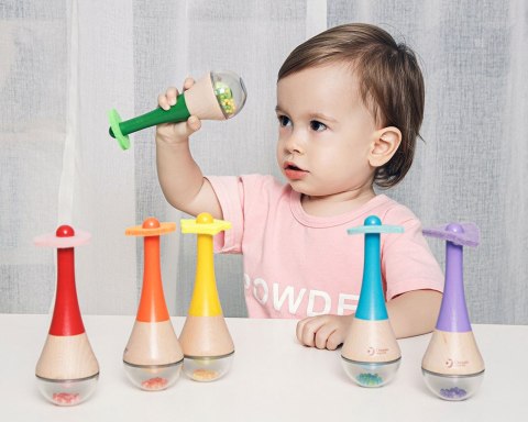 Drewniany Instrument Tęczowy Marakas Classic World Classic World