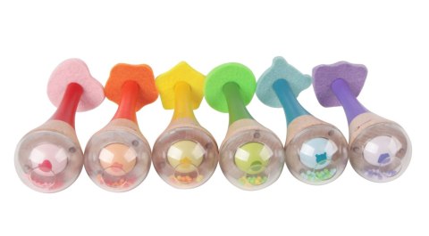 Drewniany Instrument Tęczowy Marakas Classic World Classic World