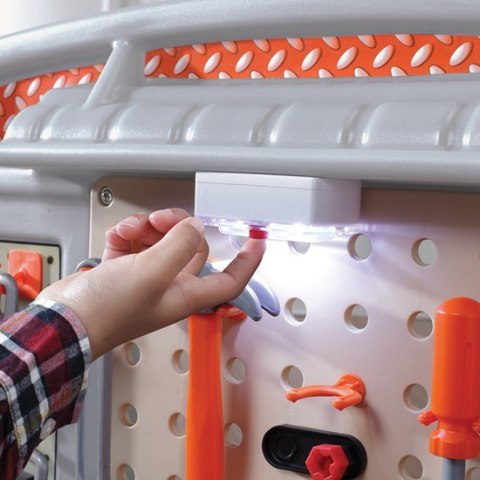 Duży Warsztat dla Dzieci Kącik majsterkowicza Światlo + 45 Akcesoria STEP2 Step2