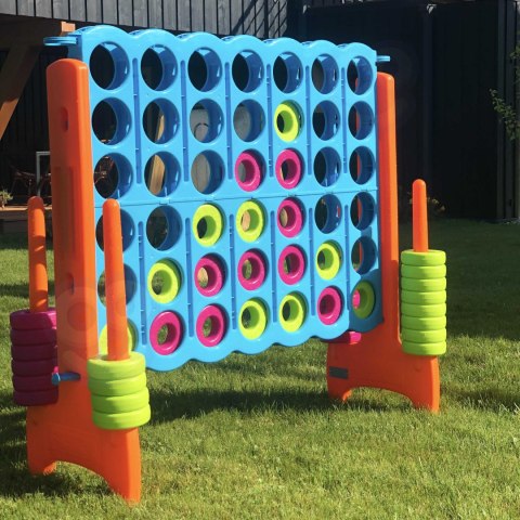 Gra Logiczna Strategiczna do Ogrodu Domu Plac zabaw 4 Kółka w Linii Rzędzie Mega 4 in Line