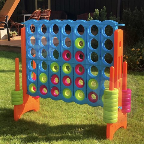 Gra Logiczna Strategiczna do Ogrodu Domu Plac zabaw 4 Kółka w Linii Rzędzie Mega 4 in Line