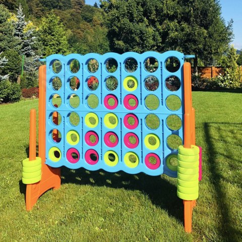 Gra Logiczna Strategiczna do Ogrodu Domu Plac zabaw 4 Kółka w Linii Rzędzie Mega 4 in Line