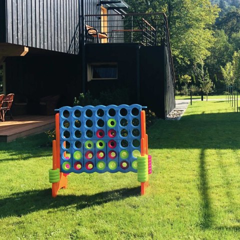 Gra Logiczna Strategiczna do Ogrodu Domu Plac zabaw 4 Kółka w Linii Rzędzie Mega 4 in Line