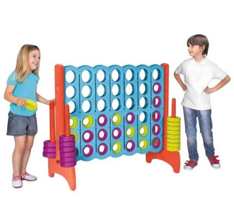 Gra Logiczna Strategiczna do Ogrodu Domu Plac zabaw 4 Kółka w Linii Rzędzie Mega 4 in Line