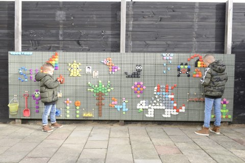 Panel Ścienny Tablica Naukowa Kreatywna STEM na zewnątrz Outdoor żłobek przedszkole szkoła MASTERKIDZ