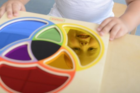 MASTERKIDZ Tablica Edukacyjna Lustro Nauka Mieszania Kolorów Masterkidz