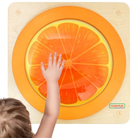 MASTERKIDZ Tablica Edukacyjna Sensoryczna Pomarańcza Masterkidz