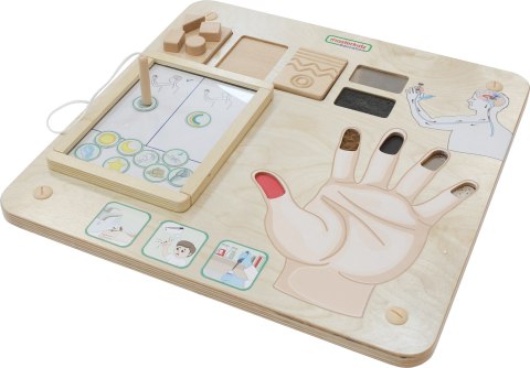 MASTERKIDZ Tablica Edukacyjna Zmysł Dotyku Masterkidz