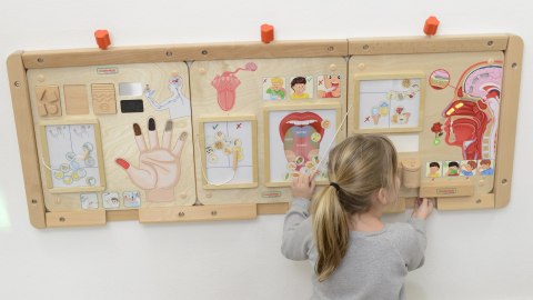 MASTERKIDZ Tablica Edukacyjna Zmysł Wzroku Masterkidz