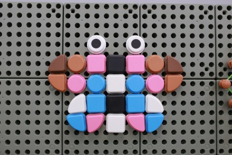 MASTERKIDZ Zestaw Kołeczki w kształcie figur geometrycznych 64szt do tablic STEM Masterkidz