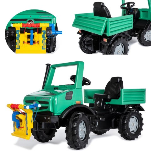 Rolly Toys Ciężarówka Samochód na Pedały Unimog Mercedes-Benz Wyciągarka Rolly Toys