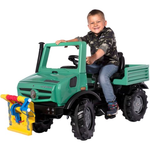 Rolly Toys Ciężarówka Samochód na Pedały Unimog Mercedes-Benz Wyciągarka Rolly Toys