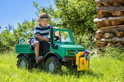 Rolly Toys Ciężarówka Samochód na Pedały Unimog Mercedes-Benz Wyciągarka Rolly Toys