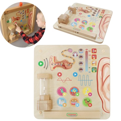 Tablica Edukacyjna do nauki Zmysł Słuchu Masterkidz