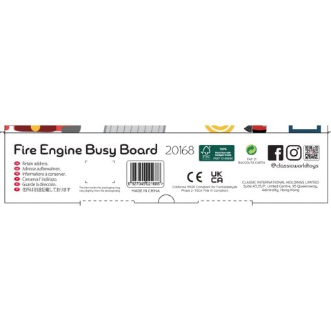 Tablica Manipulacyjna Wielofunkcyjna 6w1 Straż Classic World