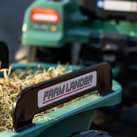 Traktor dla dzieci Lander Zielony na Pedały z Przyczepką od 3 Lat FALK